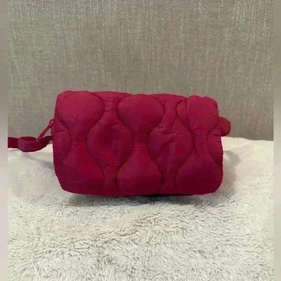 Zara Handbags - ZARA quilted pink crossbody bag 7x2x4.5